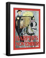 Harper's November-Edward Penfield-Framed Art Print