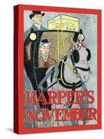 Harper's November-Edward Penfield-Stretched Canvas