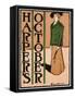 Harper's October, 1895-Edward Penfield-Framed Stretched Canvas