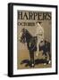 Harper's October-Edward Penfield-Framed Art Print