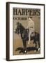 Harper's October-Edward Penfield-Framed Art Print