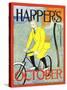 Harper's October-Edward Penfield-Stretched Canvas