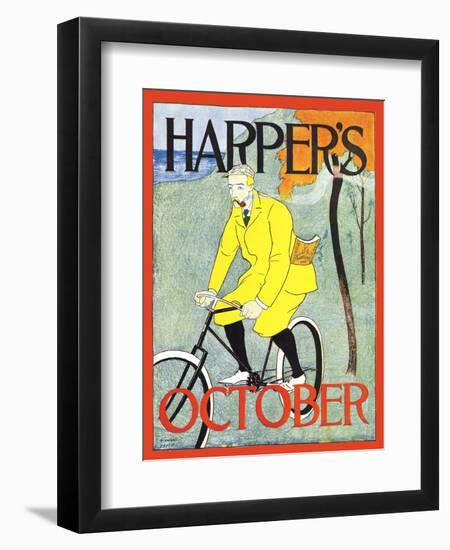 Harper's October-Edward Penfield-Framed Art Print