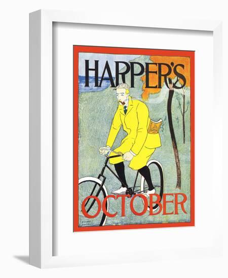 Harper's October-Edward Penfield-Framed Art Print