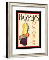 Harper's October-Edward Penfield-Framed Art Print