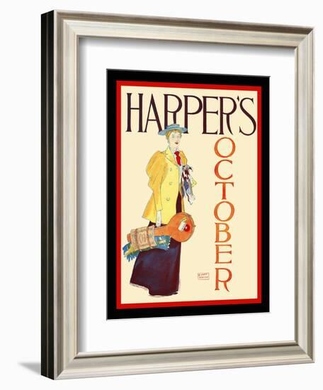 Harper's October-Edward Penfield-Framed Art Print