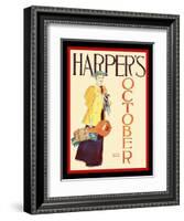 Harper's October-Edward Penfield-Framed Art Print