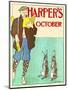 Harper's October-Edward Penfield-Mounted Art Print