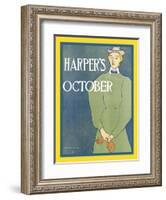 Harper's October-Edward Penfield-Framed Art Print