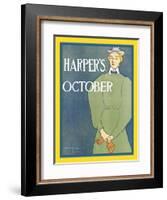 Harper's October-Edward Penfield-Framed Art Print