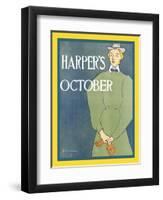 Harper's October-Edward Penfield-Framed Art Print