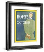 Harper's October-Edward Penfield-Framed Art Print