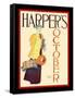 Harper's October-Edward Penfield-Framed Stretched Canvas