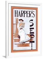 Harper's Sept.-Edward Penfield-Framed Art Print