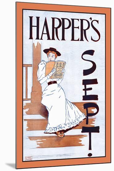 Harper's Sept.-Edward Penfield-Mounted Art Print