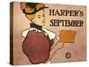 Harper's September, 1896-Edward Penfield-Stretched Canvas