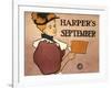 Harper's September, 1896-Edward Penfield-Framed Giclee Print