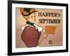 Harper's September, 1896-Edward Penfield-Framed Giclee Print