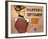 Harper's September, 1896-Edward Penfield-Framed Giclee Print