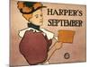 Harper's September, 1896-Edward Penfield-Mounted Giclee Print