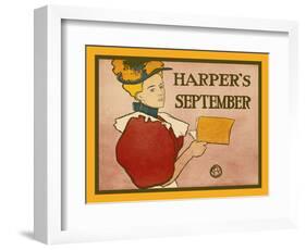 Harper's September-Edward Penfield-Framed Art Print