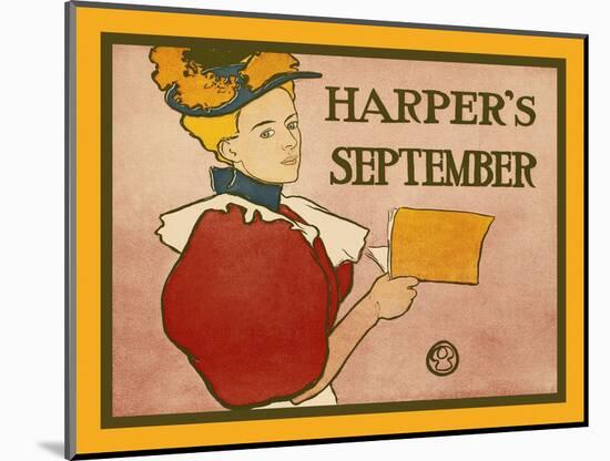 Harper's September-Edward Penfield-Mounted Art Print