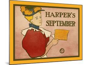 Harper's September-Edward Penfield-Mounted Art Print