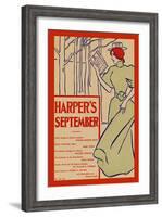 Harper's September-Edward Penfield-Framed Art Print