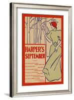 Harper's September-Edward Penfield-Framed Art Print