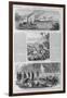 Harper's Weekly Article on War in Paraguay-null-Framed Giclee Print