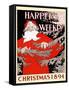 Harper's Weekly Christmas 1894-Edward Penfield-Framed Stretched Canvas