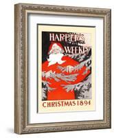 Harper's Weekly, Christmas 1894-Edward Penfield-Framed Art Print