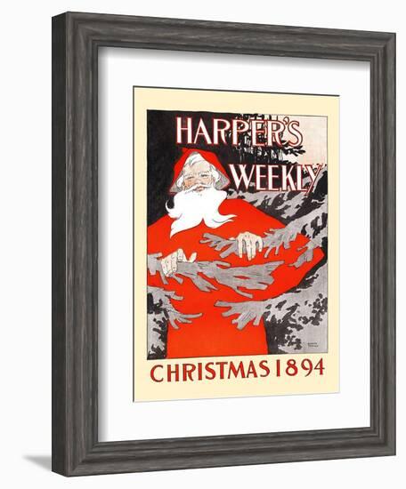 Harper's Weekly, Christmas 1894-Edward Penfield-Framed Art Print