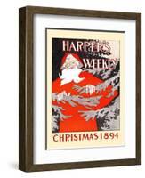 Harper's Weekly, Christmas 1894-Edward Penfield-Framed Art Print