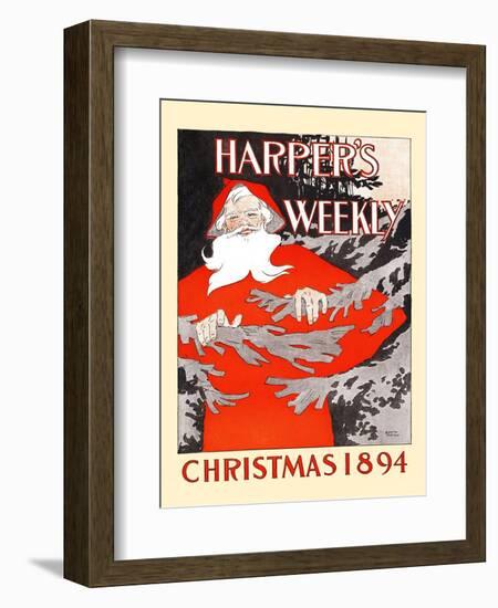 Harper's Weekly, Christmas 1894-Edward Penfield-Framed Art Print