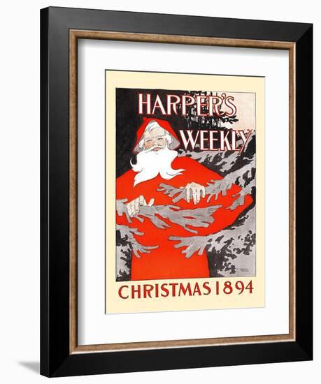 Harper's Weekly, Christmas 1894-Edward Penfield-Framed Art Print