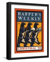 Harper's Weekly, Christmas '98-Edward Penfield-Framed Art Print