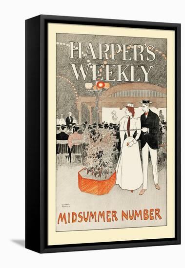 Harper's Weekly, Midsummer Number-Edward Penfield-Framed Stretched Canvas