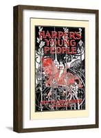 Harper's Young People, New Year's Number-Will Bradley-Framed Art Print