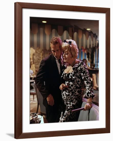 HARPER / THE MOVING TARGET, 1966 directed by JACK SMIGHT Shelley Winters / Paul Newman (photo)-null-Framed Photo