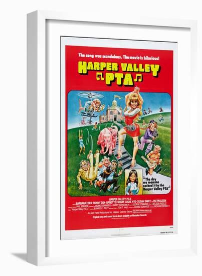 Harper Valley P.T.A, Barbara Eden (Raised Arms), 1978-null-Framed Art Print