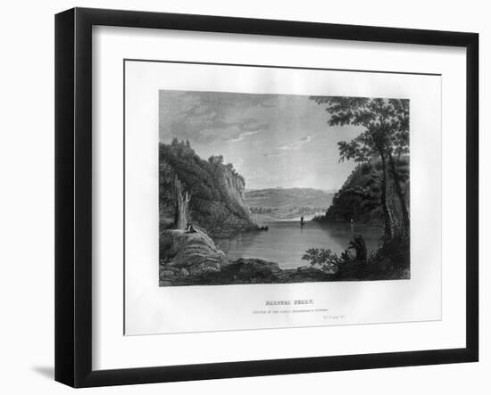 Harpers Ferry, Junction of the Shenandoah and Potomac Rivers, West Virginia, USA, 1855-null-Framed Giclee Print