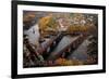 Harpers Ferry, West Virginia - Birds Eye View-Lantern Press-Framed Premium Giclee Print