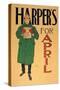 Harpers For April-Edward Penfield-Stretched Canvas