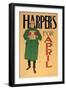 Harpers For April-Edward Penfield-Framed Art Print