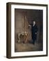 Harpist to the Corbet Family of Griffith Owen, C.1812 (Oil on Canvas)-Benjamin Marshall-Framed Giclee Print