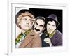 Harpo Marx, Groucho Marx, Chico Marx, MGM portrait, ca. 1940-null-Framed Photo