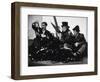 Harpo Marx, the Marx Brothers, Chico Marx, Groucho Marx, 1935-null-Framed Photographic Print