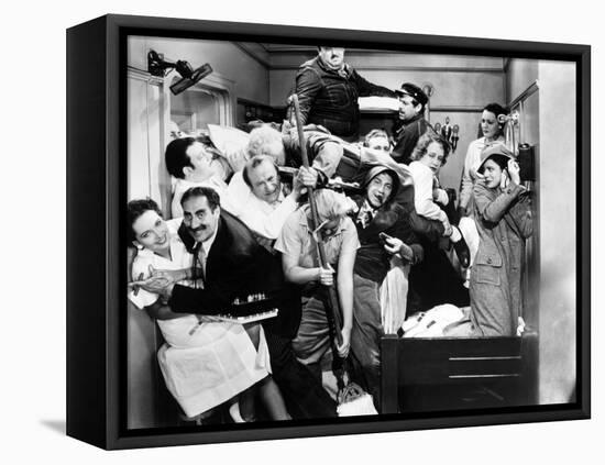 Harpo Marx, the Marx Brothers, Chico Marx, Groucho Marx. "A Night At the Opera".1935, by Sam Wood-null-Framed Stretched Canvas