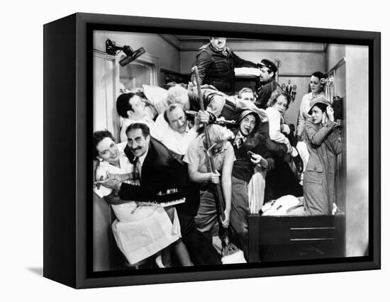 Harpo Marx, the Marx Brothers, Chico Marx, Groucho Marx. "A Night At the Opera".1935, by Sam Wood-null-Framed Stretched Canvas